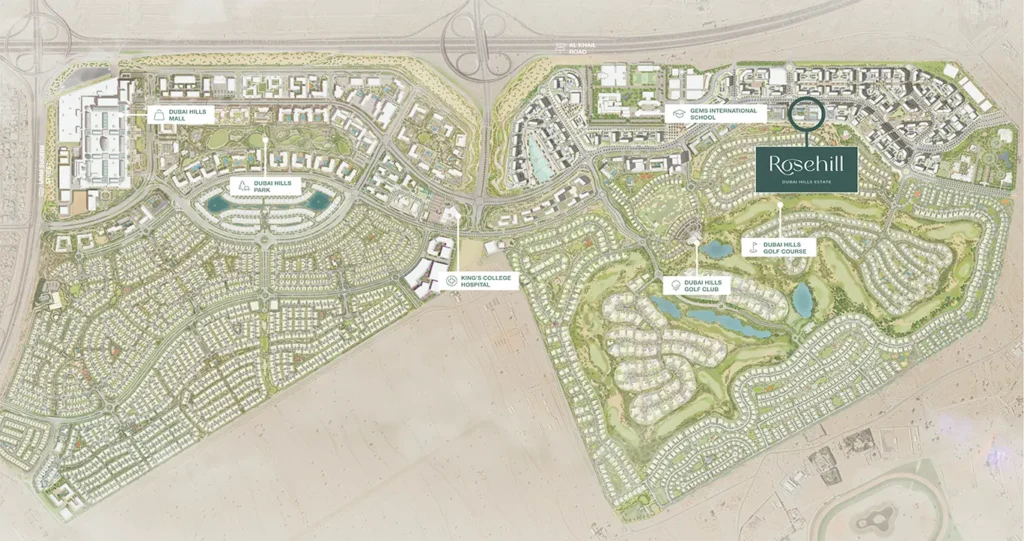 Emaar Rosehill Location