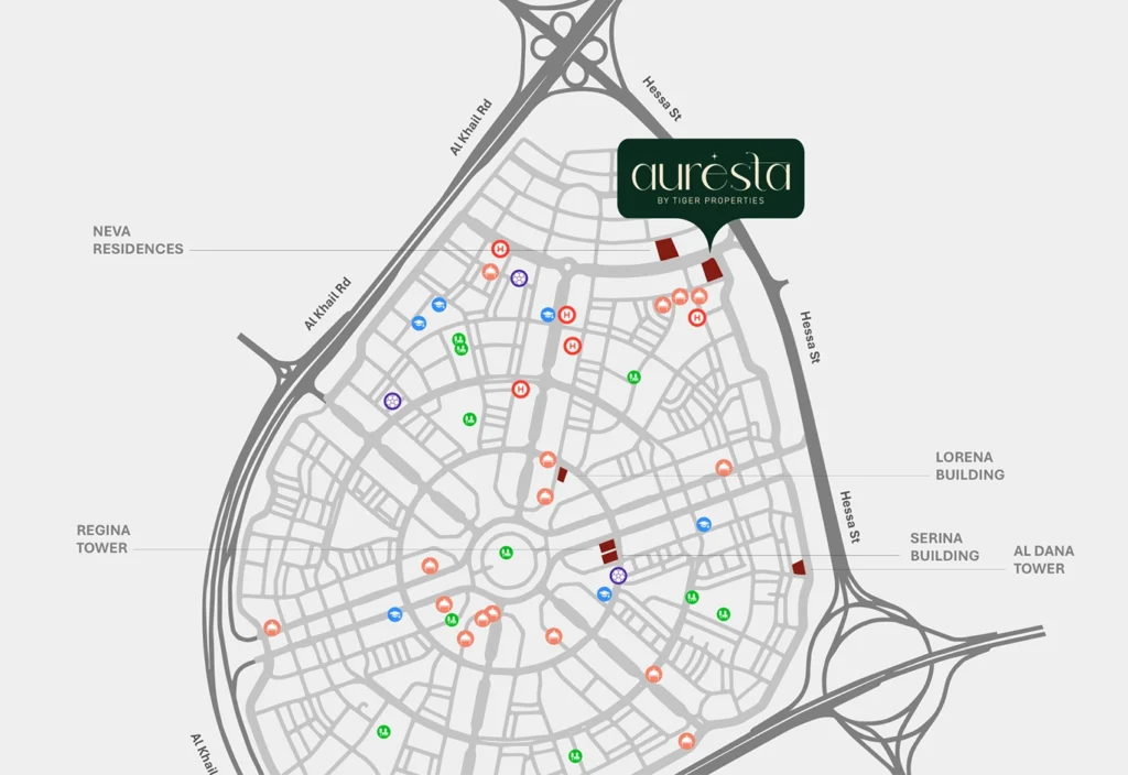 Auresta Tower Location