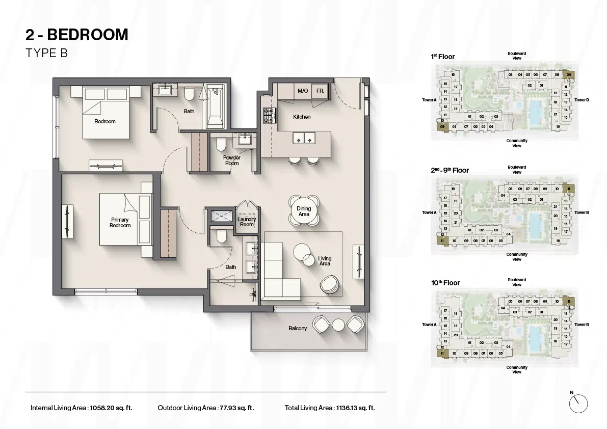 Ellington Windsor House 2 2 Bedroom Apartments Floor Plan
