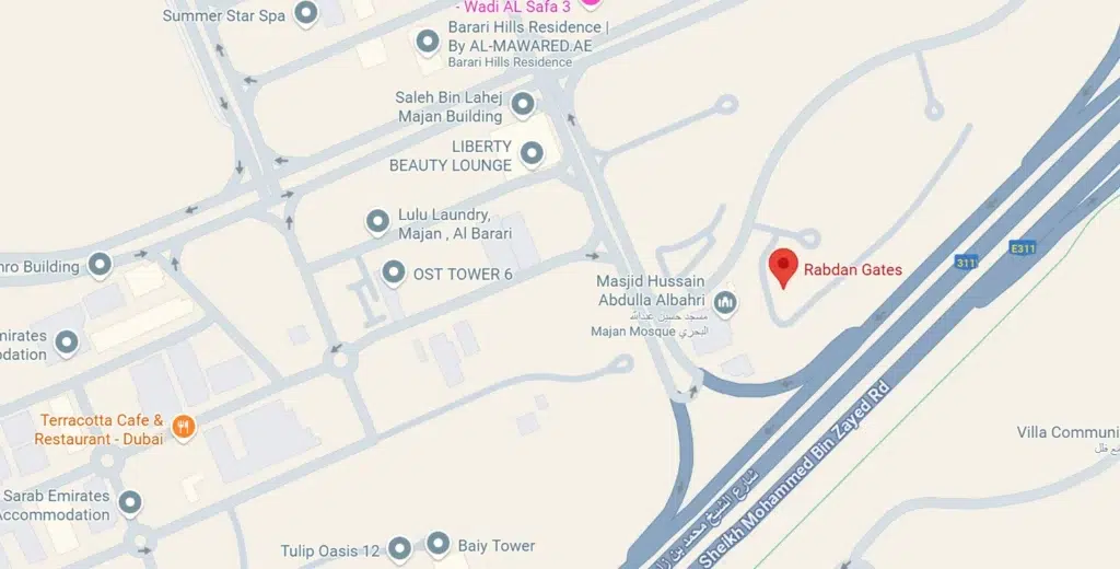 Rabdan Gates Location Advantage