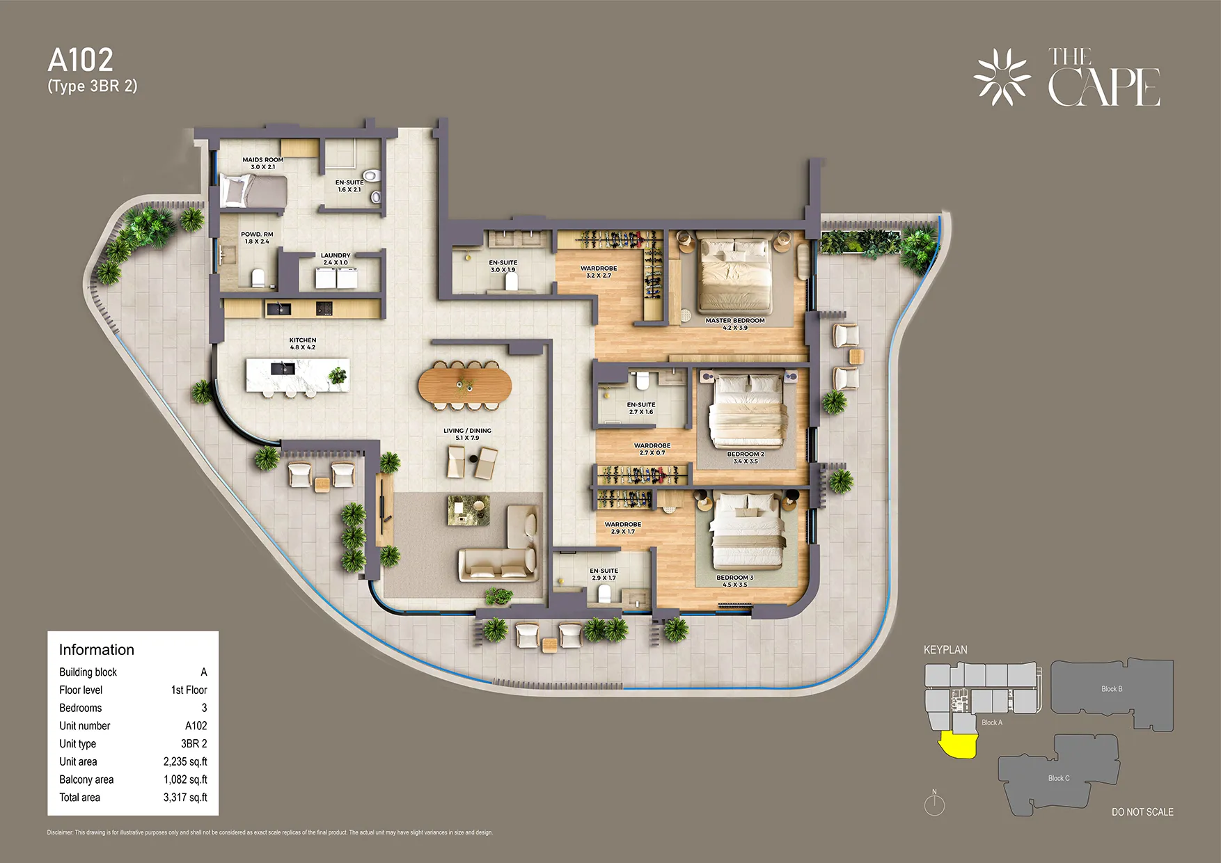 2 bedroom of The Cape